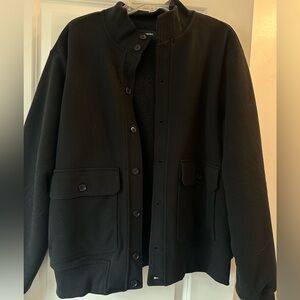 Banana Republic Men's Classic Black Shirt Jacket